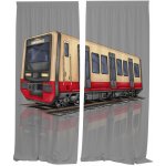 IMPAR Závěsy BR 484 S-Bahn Berlin (Rozměr : 140x250, Materiál: Interlock) – Hledejceny.cz