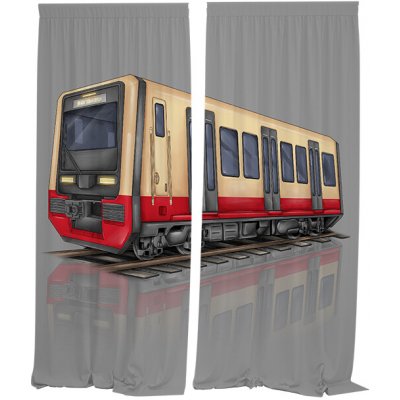 IMPAR Závěsy BR 484 S-Bahn Berlin (Rozměr : 140x250, Materiál: Interlock) – Hledejceny.cz