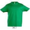 Dětské tričko SOL'S z těžké bavlny Imperial zelená kelly