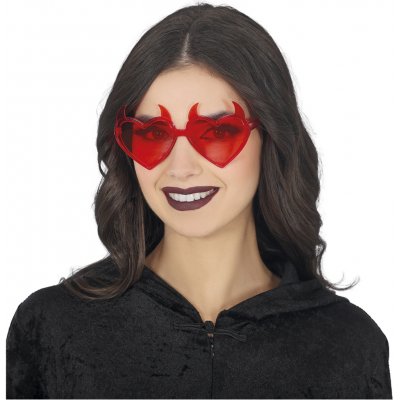 Albi Brýle Srdce s rohy červené – Zboží Mobilmania