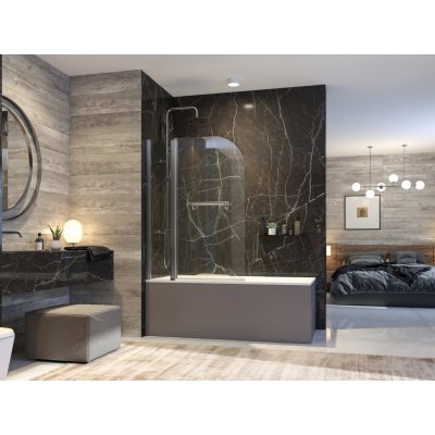 Aquatek GLASS L2 100 GLASS L2 100 chrom, sklo čiré – Zboží Mobilmania