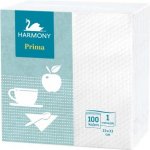 Harmony Prima Krepové ubrousky bílé 100ks 33x33cm – Zboží Dáma