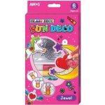 Barvy na sklo 6 barev 10,5ml + 6 sklíček JEDNOROŽEC – Zboží Dáma