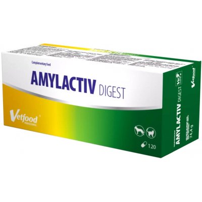 Vetfood Trávicí enzymy Amylactiv MAX 120 kapslí – Hledejceny.cz
