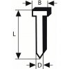 Hřeb Hřeb se zápustnou hlavou SK64 20NR - 50 mm Edelstahl 2000 ks Bosch Accessories 2608200535 Rozměry (d x š) 50 mm x 1.6 mm