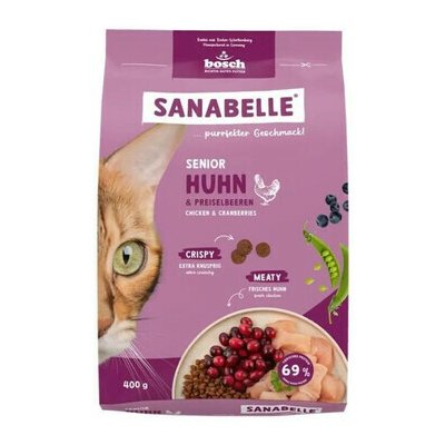 SANABELLE Senior Kuřecí pro dospělé a starší kočky 0,4 kg – Hledejceny.cz