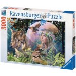 Ravensburger Lesní paní Vlk ve svitu měsíce 3000 dílků – Zboží Mobilmania