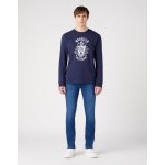 Wrangler pánské džíny Larston 112341428 modrá – Zboží Mobilmania