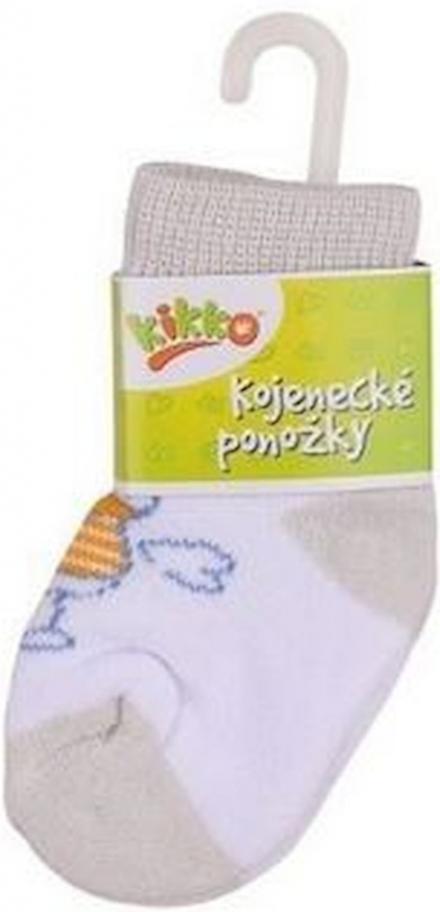 Ponožky KIKKO Classic Bílo-šedé s kačenkou od 19 Kč - Heureka.cz