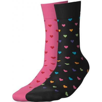 Esmara dámské ponožky 2 páry srdce – Zboží Mobilmania