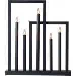 Eglo 410952 Vánoční svícen FRAME 5xE10 3W 230V černá EG410952 – Hledejceny.cz