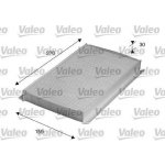 Filtr, vzduch v interiéru VALEO 715518