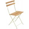 Zahradní židle a křeslo Fermob Skládací židle BISTRO NATURAL Willow Green