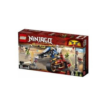 LEGO® NINJAGO® 70667 Kaiova motorka s čepelemi a Zanův sněžný skútr