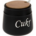 Cukřenka 0,40l, d10,5x10,5cm, CUKR, BLACK, keramika/bambus – Hledejceny.cz