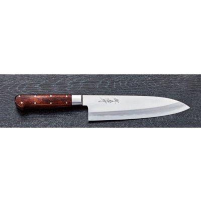 Sakai Takayuki Sugihara Santoku japonský kuchařský nůž Desert Ironwood 18 cm