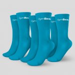 GymBeam ponožky Socks 3Pack Aquamarine – Zboží Dáma