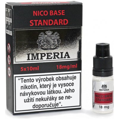 Boudoir Samadhi s.r.o. IMPERIA Nico Base Standard PG70/VG30 18mg 5x10ml – Zboží Mobilmania