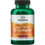 Swanson Super Stress B Complex s Vitaminem C 100 kapslí – Hledejceny.cz