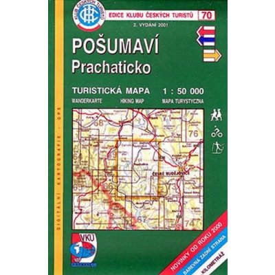 Pošumaví Prachaticko mapa 1:50 000 č. 70 – Zboží Mobilmania