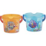 Androni Kyblík rybičky průhledný modrý 13 cm – Sleviste.cz