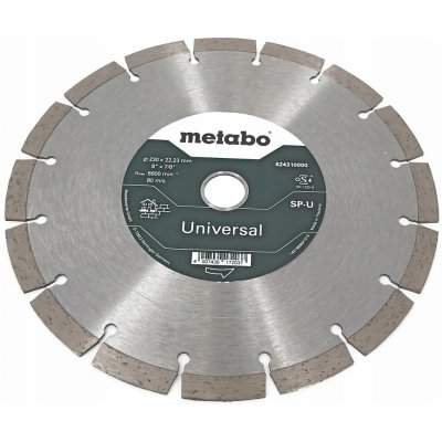 Metabo Diamantový řezný kotouč 230 x 22,23 mm 624310000 – Zboží Mobilmania