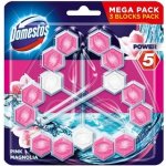 Domestos Power 5 WC blok Pink Magnolia 3 x 55 g – HobbyKompas.cz