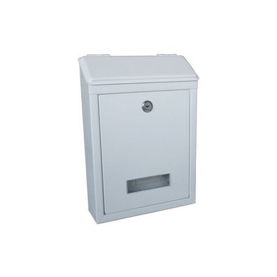 Bílá nerezová poštovní schránka 210x300x60 mm – Zbozi.Blesk.cz
