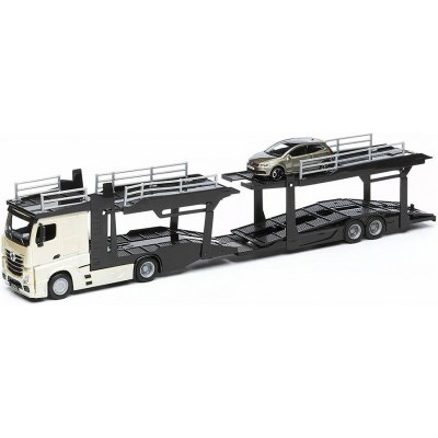 Bburago Mercedes Actros 2545 + Volkswagen Polo V GTI 1:43 – Zboží Mobilmania