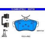 Sada brzdových destiček ATE 13.0460-2739 (AT 602739) -...