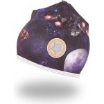 Little Angel čepice podšitá Outlast vesmír/pruh bílošedý melír – Sleviste.cz