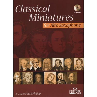 CLASSICAL MINIATURES + CD altový saxofon a klavír oblíbené drobnosti klasické hudby – Zboží Mobilmania