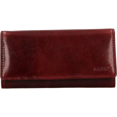 Lagen dámská peněženka kožená V-102/T- červená RED – Zboží Mobilmania