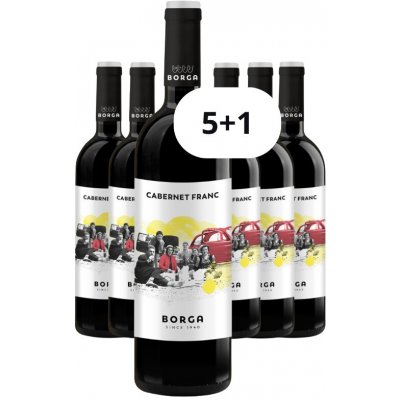 Cantine Borga Cabernet Franc 2024 12,5% 6 x 0,75 l (holá láhev) – Hledejceny.cz
