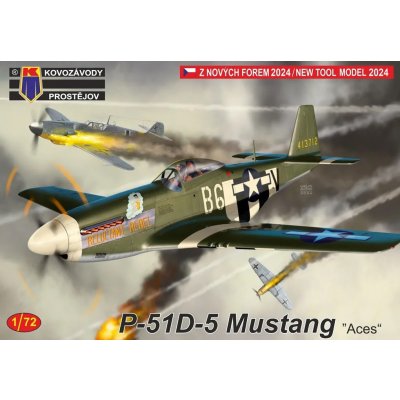 P 51D 5 Mustang 'Aces' 3x camo Kovozávody Prostějov 1:72 – Hledejceny.cz