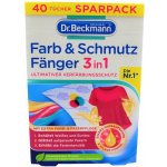 Dr.Beckmann Farb&Schmutz ubrousek na pohlcení barev při praní 3v1 40 ks – Sleviste.cz