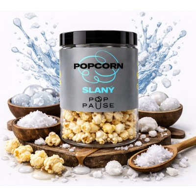Pop Pause Popcorn Slaný 1000 ml 50 g – Hledejceny.cz