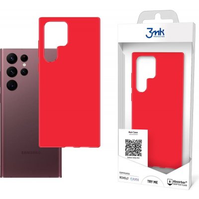 Pouzdro 3mk Matt Case Samsung Galaxy S22 Ultra (SM-S908) strawberry/červené – Zboží Mobilmania