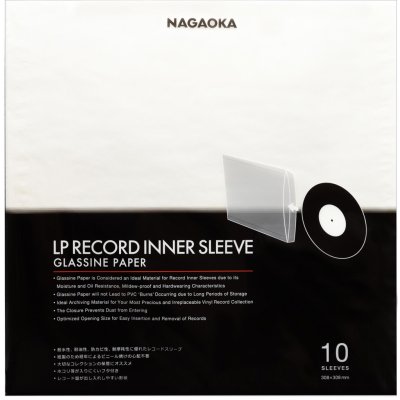 Nagaoka GLASSINE Paper LP Record Inner Sleeve – Zboží Živě