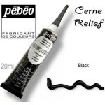 Pébéo Kontura CERNE RELIEF č.390 20 ml černá – Hledejceny.cz