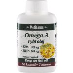 MedPharma Omega 3 rybí olej Forte 67 kapslí – Zbozi.Blesk.cz