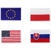 Nažehlovačka vlajky států - 9 viz foto Česká republika