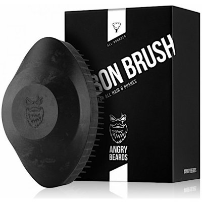 Angry Beards Carbon Brush All-Rounder 1 ks kartáč na vousy i vlasy pro muže – Zboží Mobilmania
