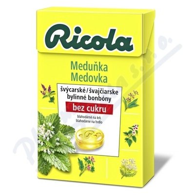 RICOLA Meduňka bez cukru 40 g – Hledejceny.cz