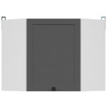 Junona Line Ramka rohová skříňka GNWU/57 LP, bílá/grafit – Zboží Mobilmania