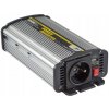 Měnič napětí do auta Carspa CAR600U-122 12V/230V+USB 600W, modifikovaný sinus