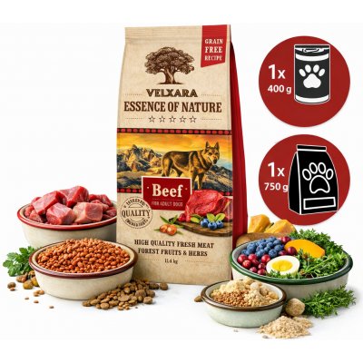 Velxara Adult FM GF dog adult monoprotein beef 11,4 kg – Zboží Dáma