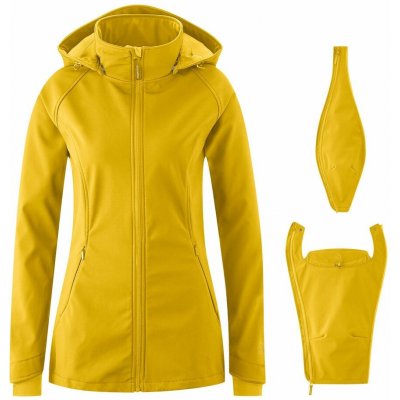 Mamalila softshellová nosící bunda Allrounder mustard hořčicová – Hledejceny.cz