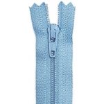 YKK zip spirálový nedělitelný, modrý pastelový - 60 cm – Hledejceny.cz
