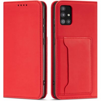 Pouzdro Efecto Magnet Card Case Case Xiaomi Redmi Note 11 Pro Pouch Wallet Card Holder Red